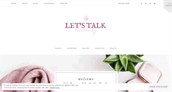 Desktop Screenshot of letstalkmommy.com